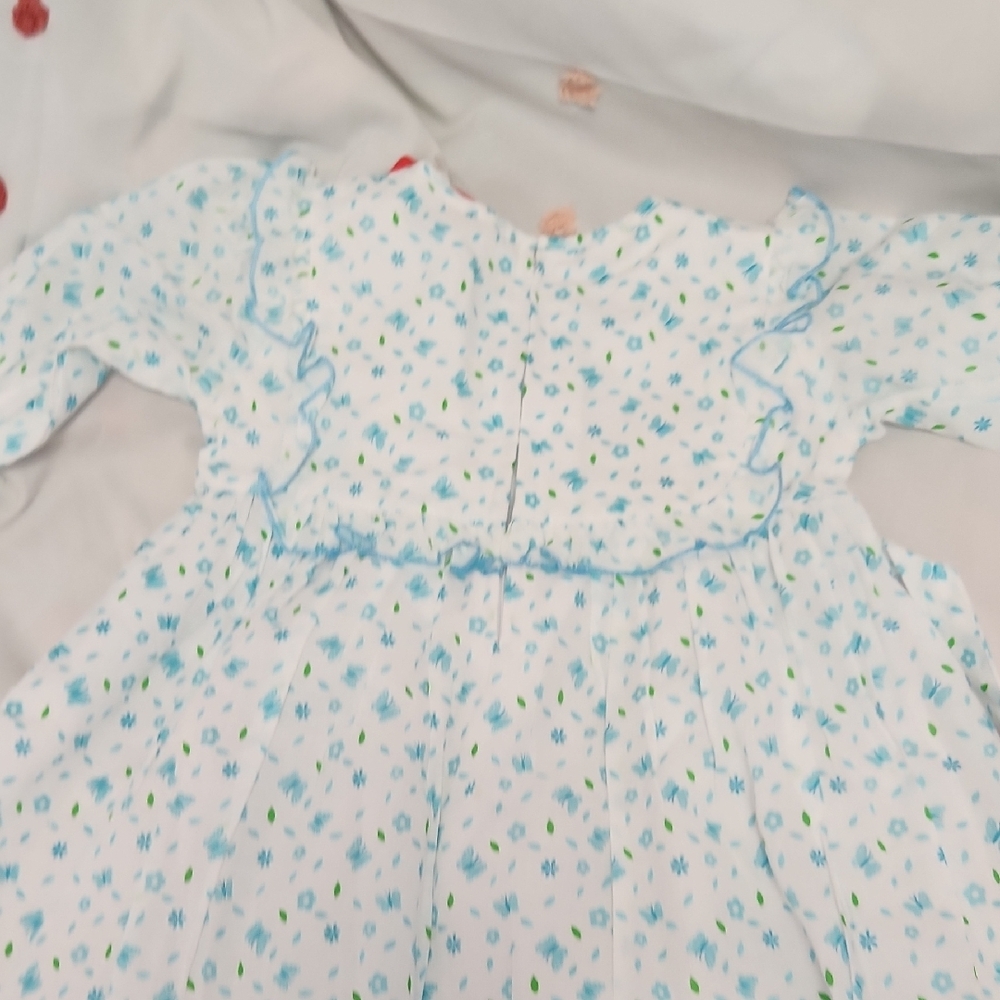 JILAX INDIA Floral Blue Kids Casual Dress - Picture 8 of 11